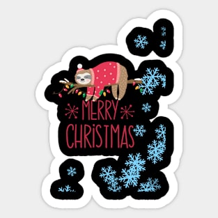 Joyful Snowflake Symphony Sticker